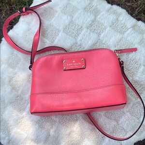 Kate Spade Pink Crossbody Bag with Adjustable Strap